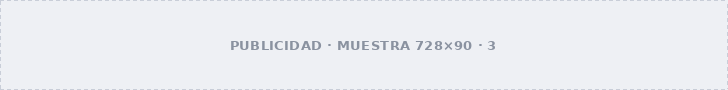MUESTRA · 728×90 · 3