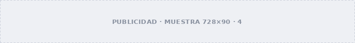 MUESTRA · 728×90 · 4